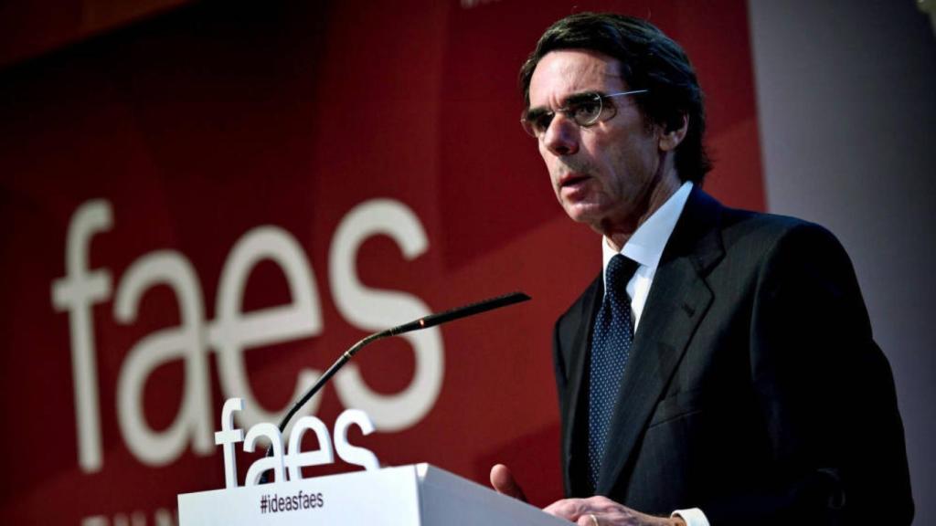 El presidente de FAES, José María Aznar, en foto de archivo.