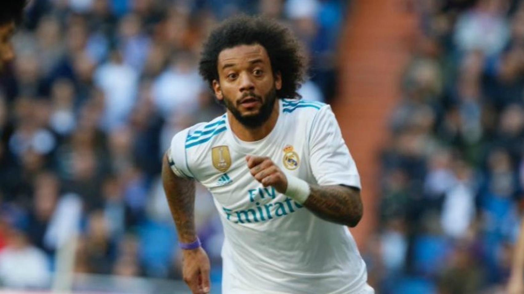 Marcelo, contra el Deportivo.