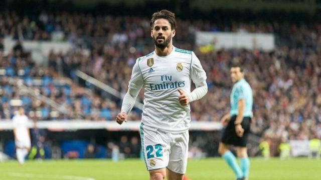 Isco en un momento del partido ante el Sevilla. Foto: Pedro Rodríguez / El Bernabéu