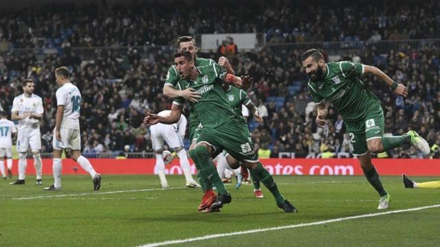 Gabriel celebra el gol de la victoria. Foto Twitter (@CDLeganes)