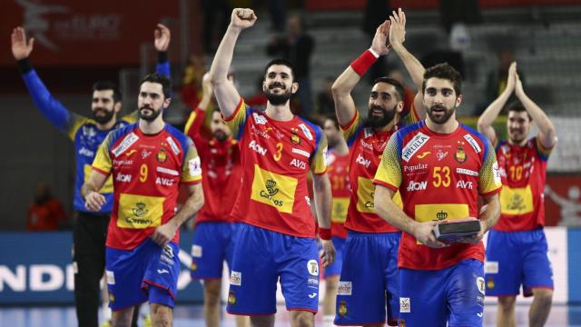 Los hispanos celebran el pase a las semifinales.