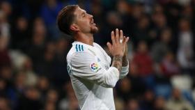 Sergio Ramos se lamenta tras la derrota.