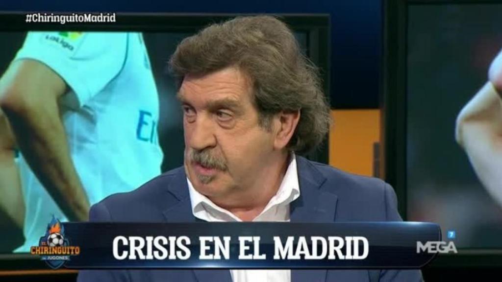 Iñaki Cano en El Chiringuito. Foto: Twitter (@elchiringuitotv).