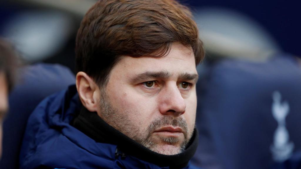 Pochettino, en un partido del Tottenham.