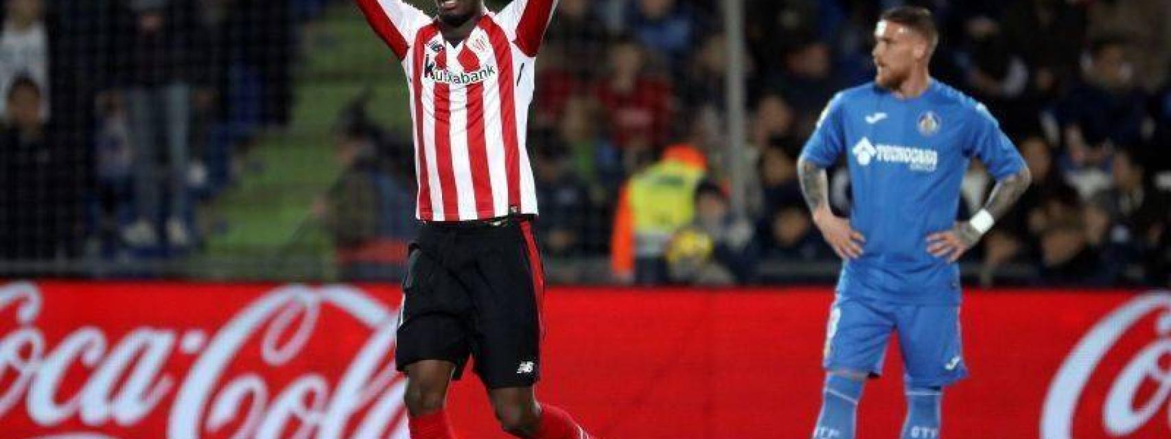 Iñaki Williams en el último partido del Athletic.