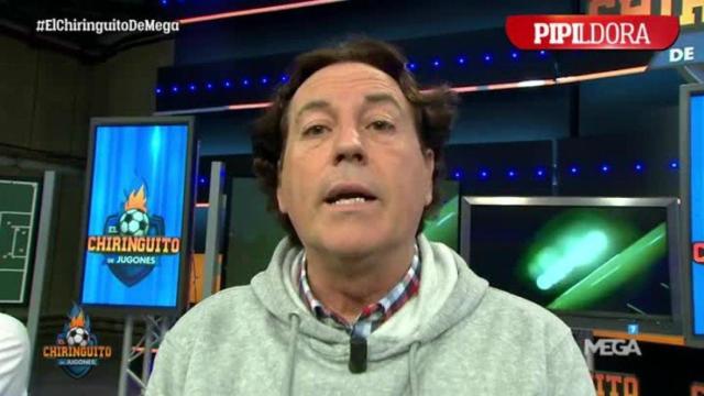 Pipi Estrada en El Chiringuito. Foto: Twitter (@elchiringuitotv)