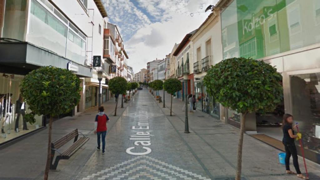 Calle Emilio Castelar de Alcázar de San Juan. Foto: Google