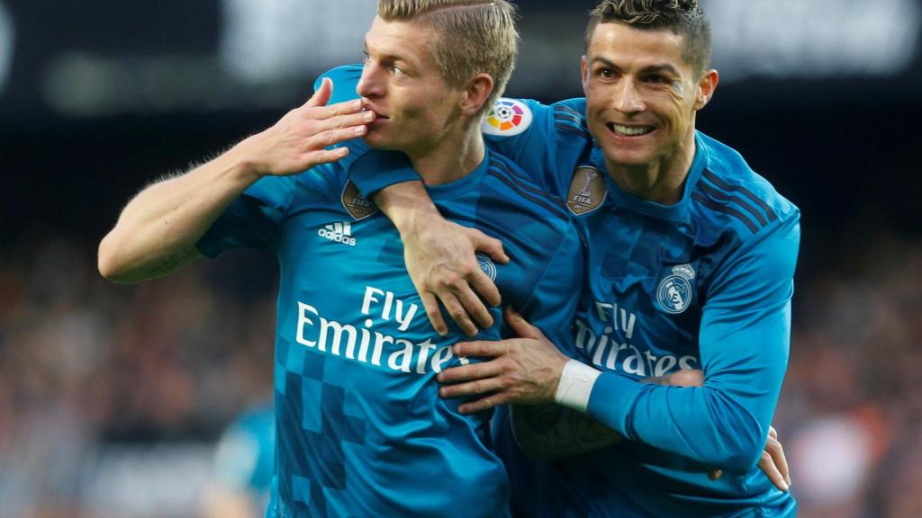 Kroos y Cristiano.