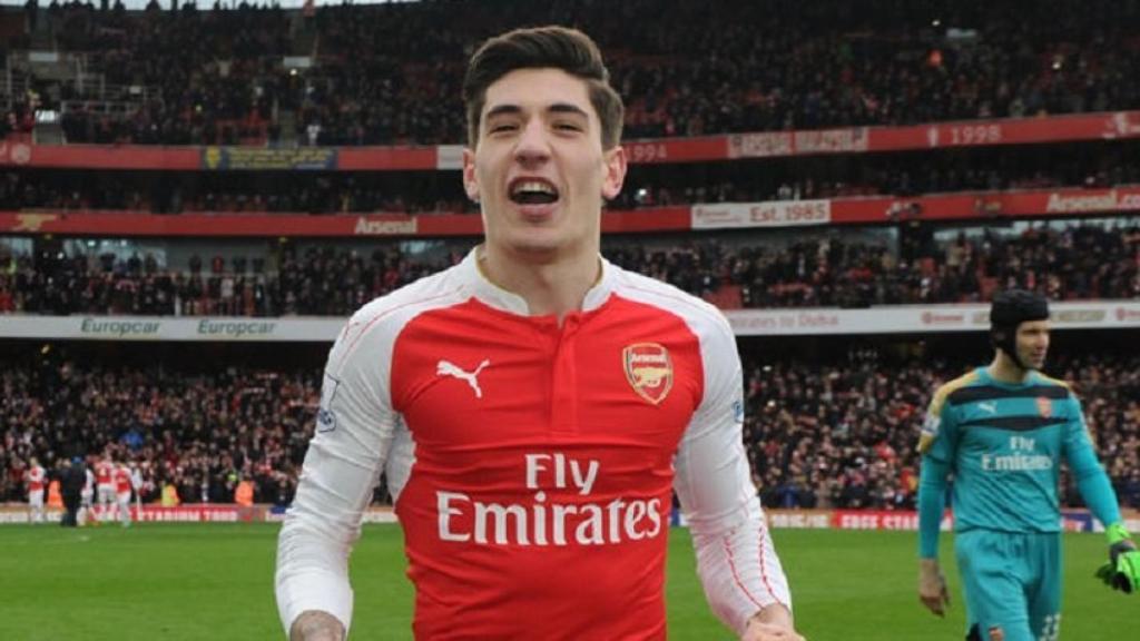 Bellerín celebrando una victoria. Foto: arsenal.com