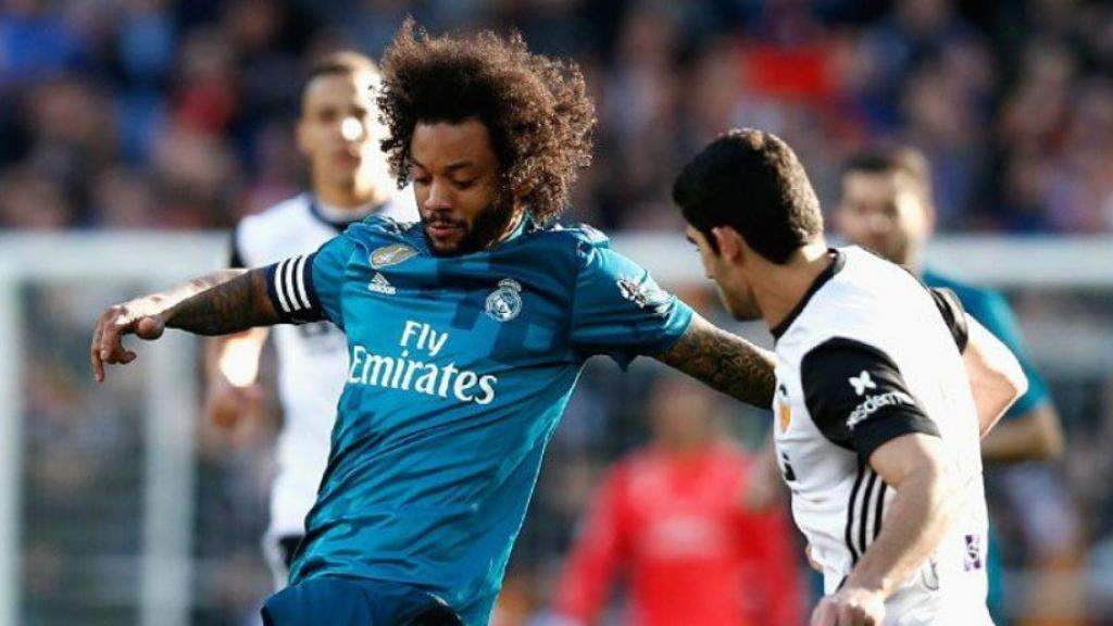 Marcelo, con el brazalete de capitán