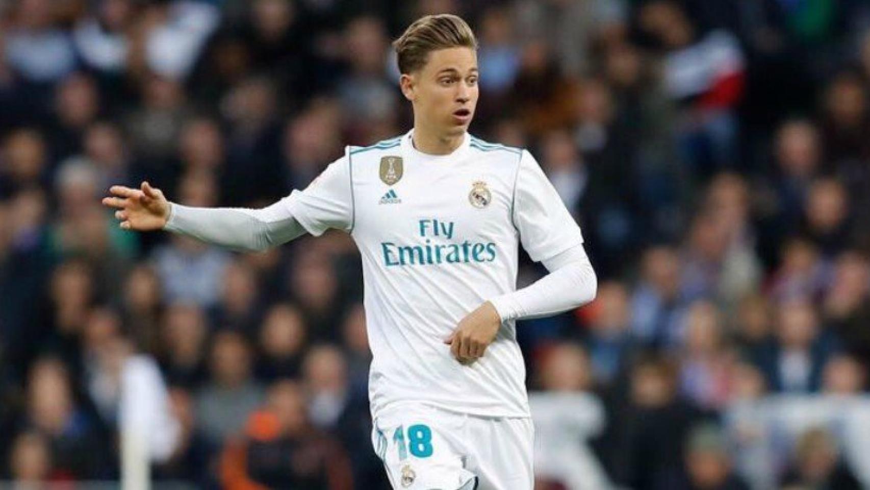 Marcos Llorente en el Bernabéu