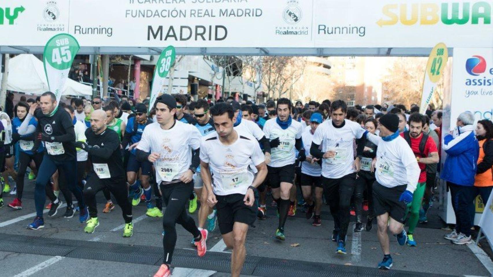 Arbeloa y Raúl, en la carrera solidaria