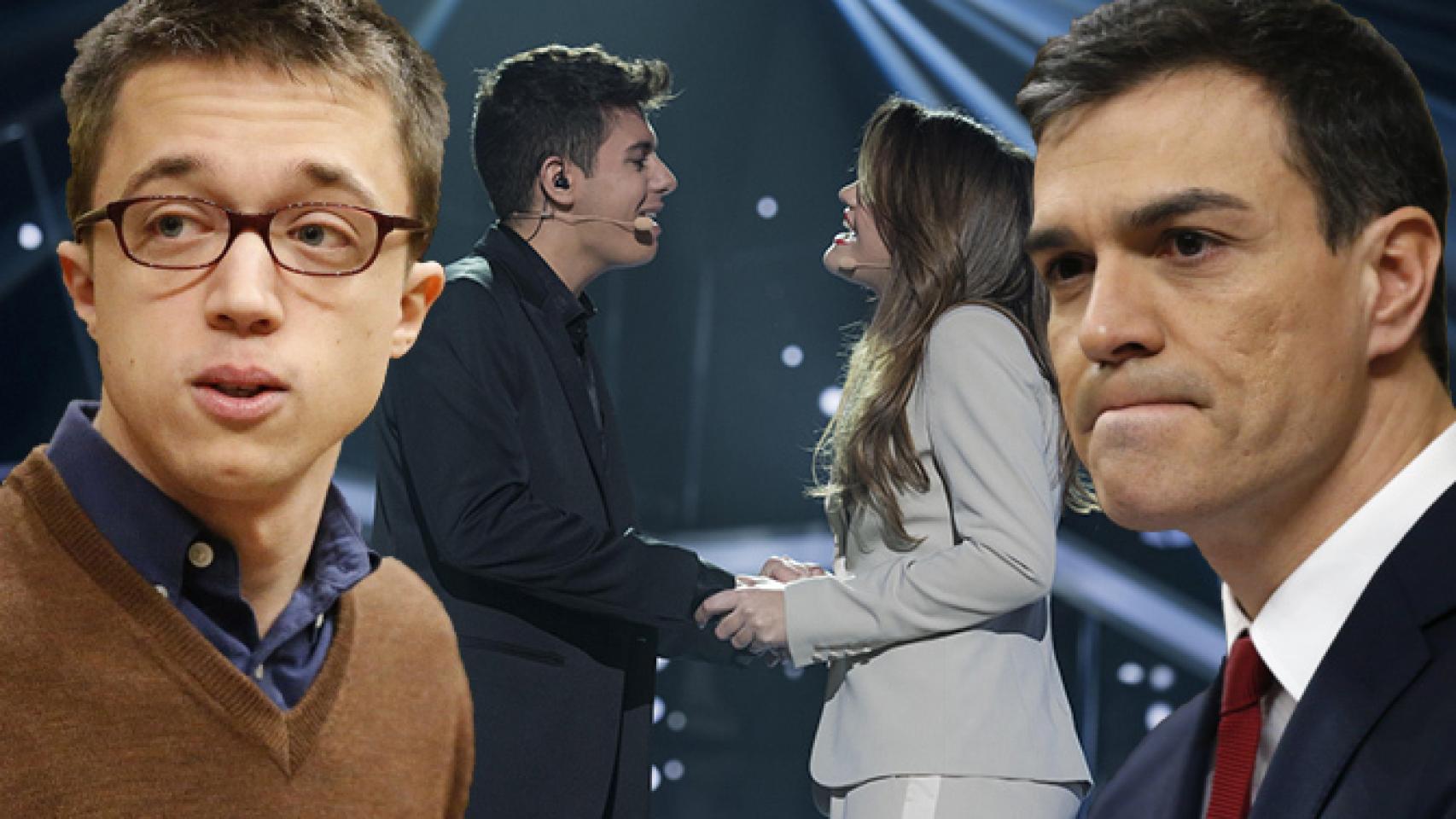 Pedro Sánchez e Íñigo Errejón apoyan a Alfred y Amaia: Sí nos representan