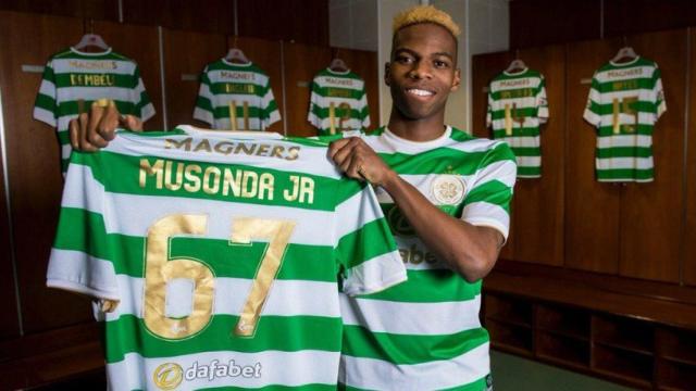 Musonda, con el Celtic. Foto Twitter (@celticfc)