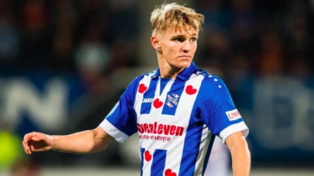 Odegaard con el Heerenveen. Foto Instagram (@odegaard.98)