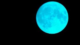 Imagen de una superluna azul