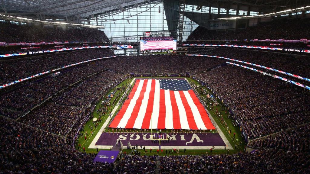 Así es el US Bank Stadium, con techo transparente y más de 66.000 personas de aforo.