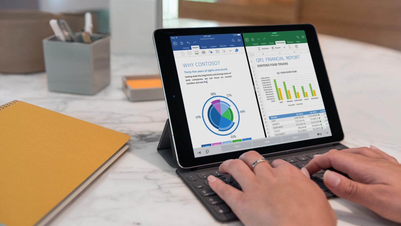 word excel ipad pro