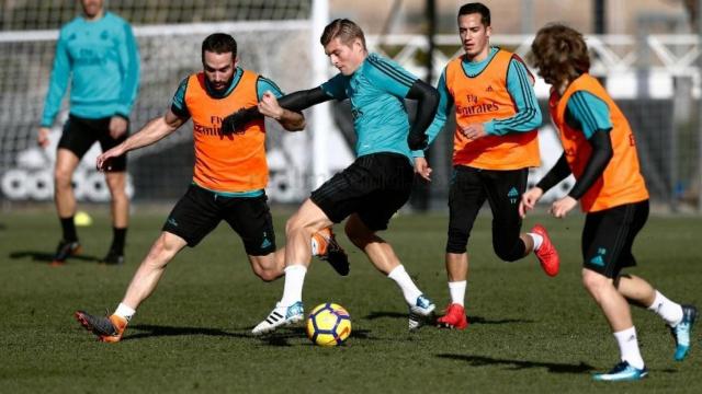 Entrenamiento del Real Madrid