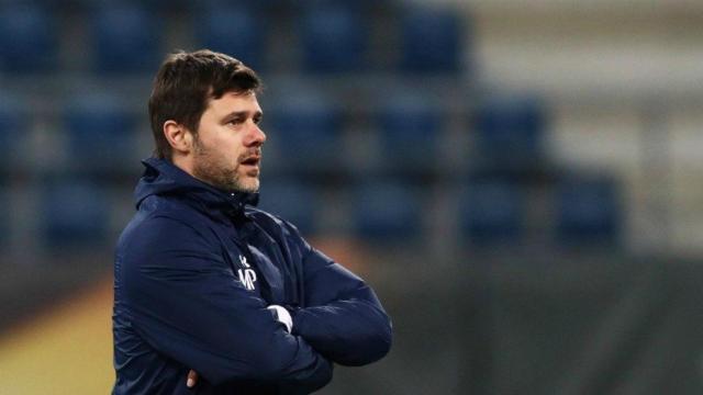 Pochettino, en un partido con el Tottenham. Foto. Twitter (@SpursOfficial)