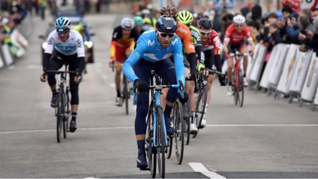 Alejandro Valverde, en la Vuelta de la Comunidad de la Comunidad Valenciana.