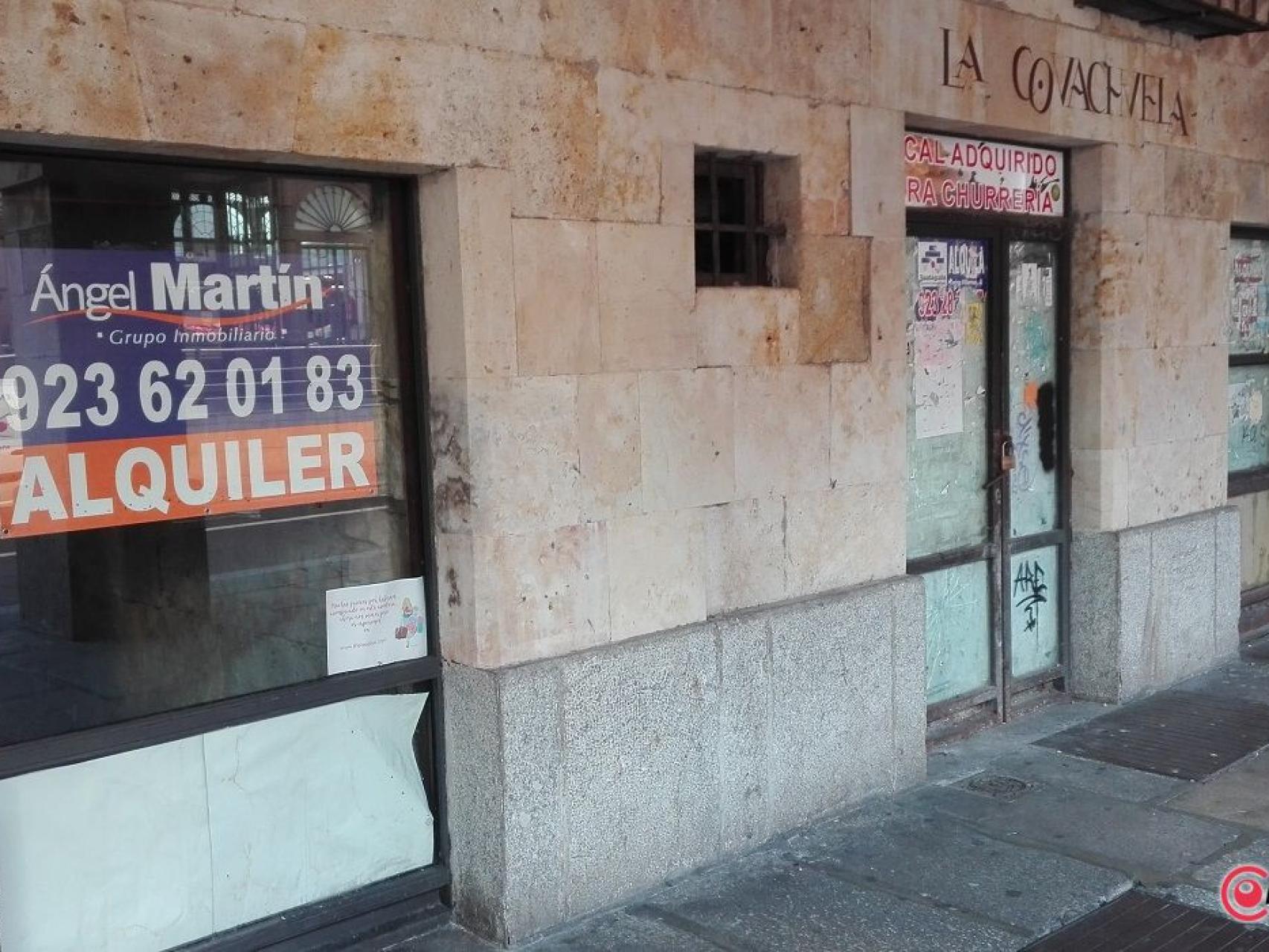 Un comercio cerrado en Castilla y León.