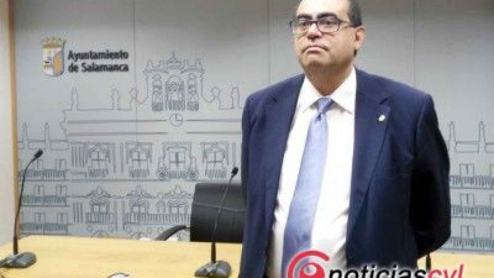El concejal portavoz del Grupo Popular en el Ayuntamiento de Salamanca, Fernando Rodríguez