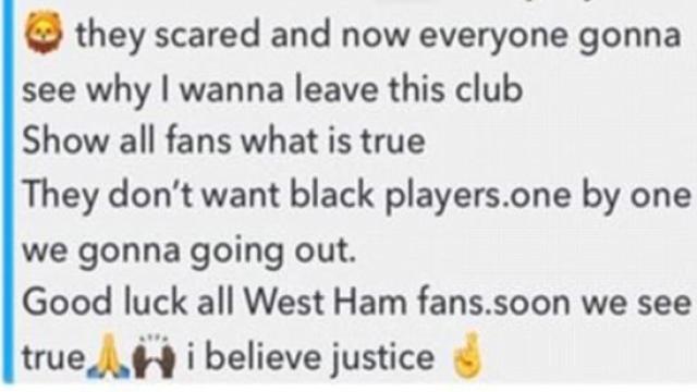 El mensaje crítico de Sakho con el West Ham.