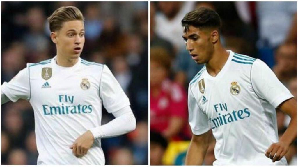 Llorente y Achraf, en la puerta de salida del Real Madrid