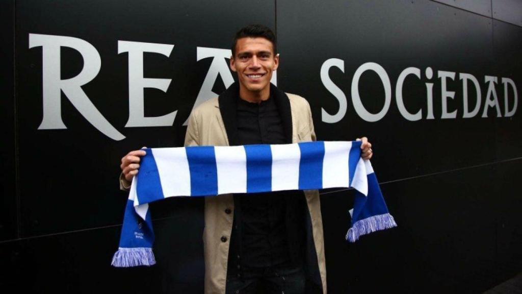 Héctor Moreno. Foto. realsociedad.eus