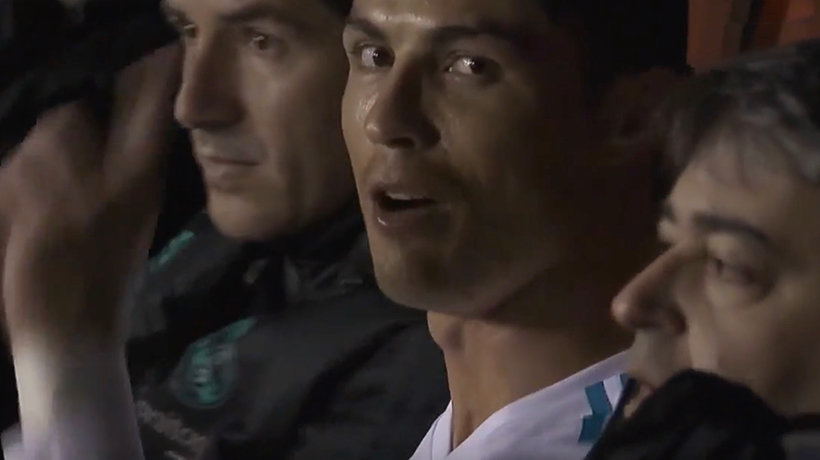 El gesto de Cristiano en el banquillo que ha desatado la polémica