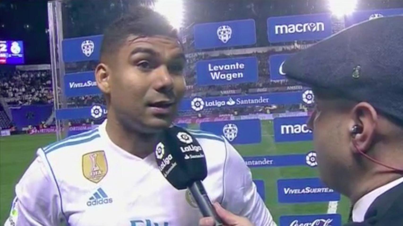 Casemiro habla tras el partido