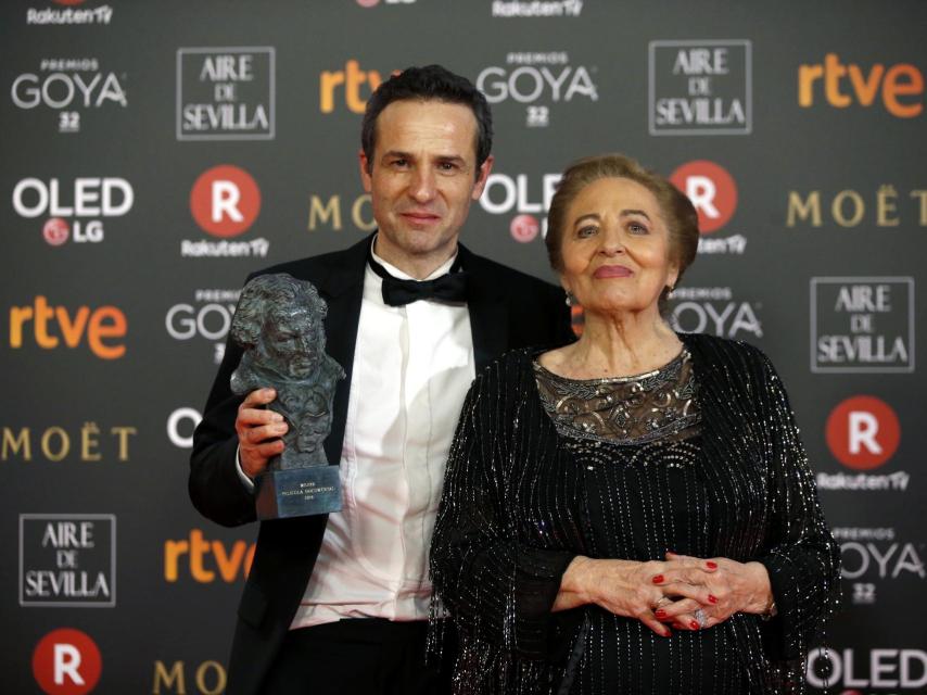 Gustavo y Julita Salmerón, Goya al mejor documental por Muchos hijos, un mono y un castillo. EFE.