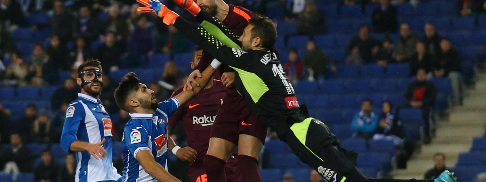 Imagen del Espanyol - Barcelona de Copa.