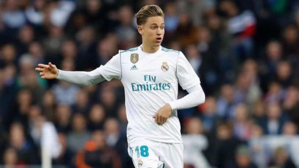 Marcos Llorente en el Bernabéu