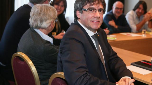 Puigdemont este lunes en una reunión con los diputados de JxCat este lunes en Bruselas