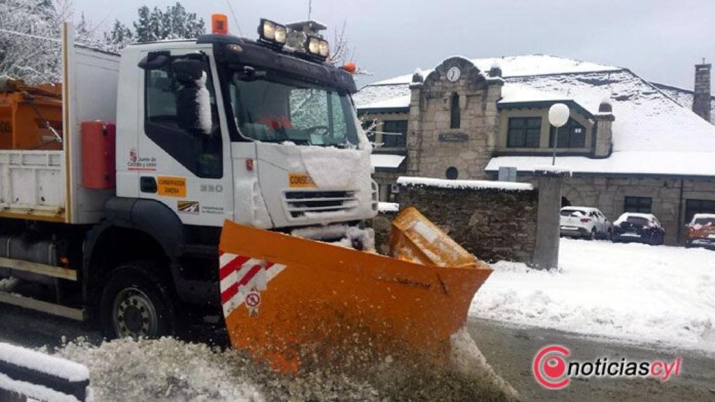 zamora quitanieves junta carretera nieve