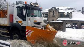 zamora quitanieves junta carretera nieve