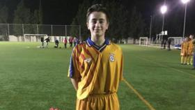 Nacho Barberá, con la equipación del la selección de la Comunidad Valenciana.