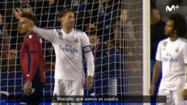 Ramos se queja a Marcelo contra el Levante