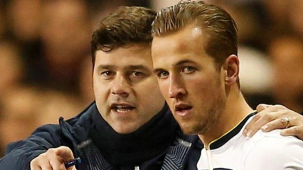 Pochettino y Kane. Foto. .tottenhamhotspur.com