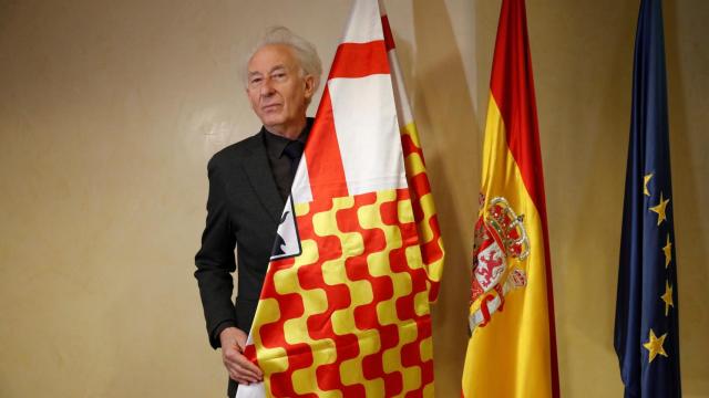 Albert Boadella, durante la convocatoria de la manifestación por Tabarnia.