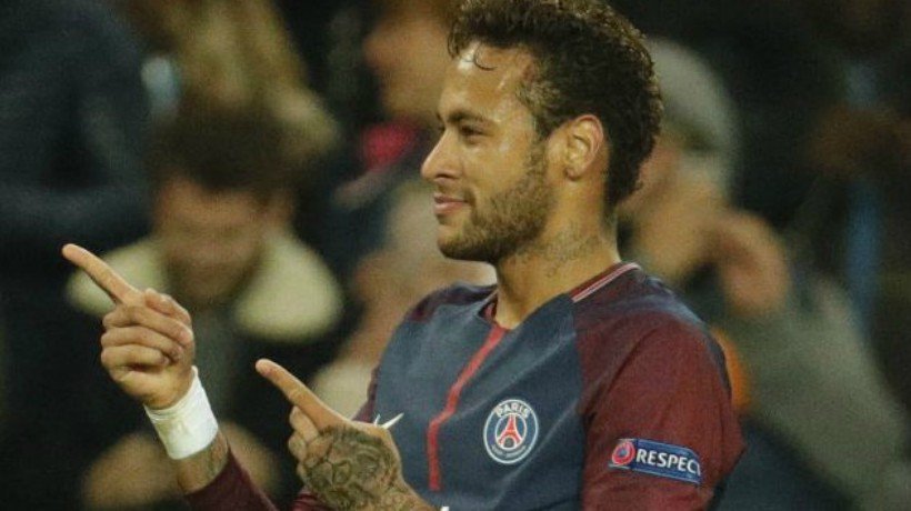 Neymar celebra con el PSG. Foto Twitter (@PSG_Inside)