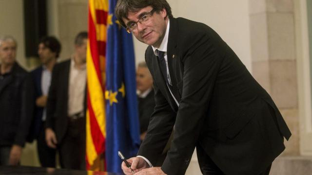 El expresidente de la Generalitat, Carles Puigdemont, en una imagen de archivo.