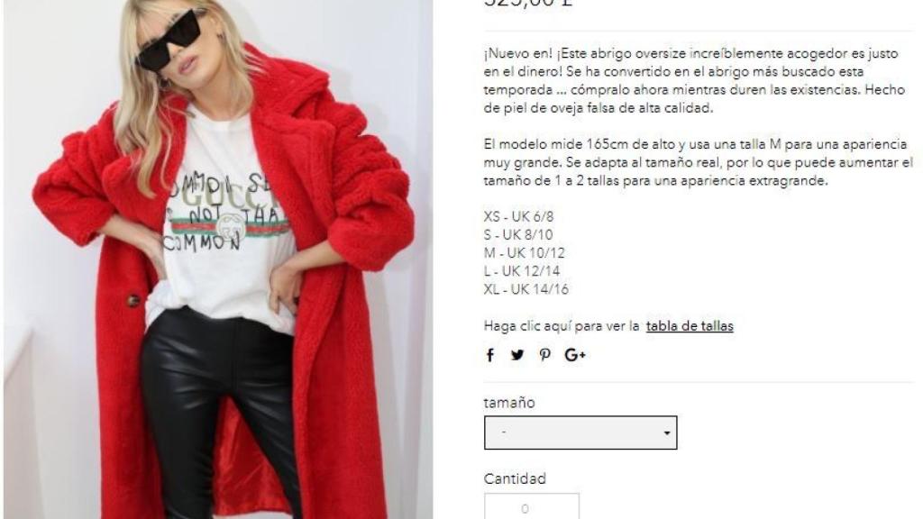 Teddy Bear Coat Rojo