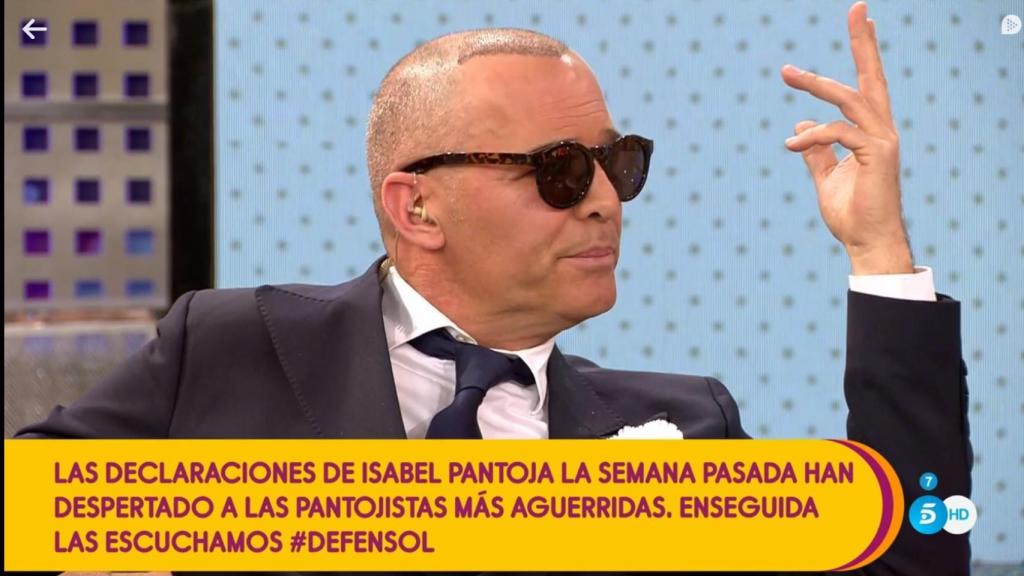 Carlos Lozano durante el programa.