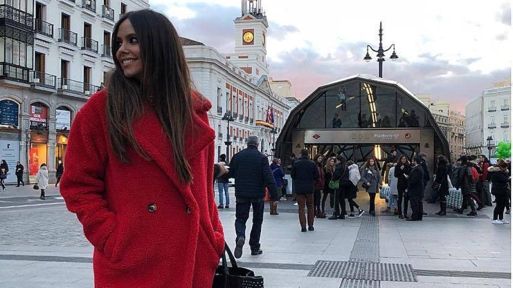 Cristina Pedroche en la Puerta del Sol.