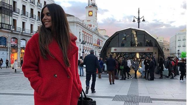 Cristina Pedroche en la Puerta del Sol.