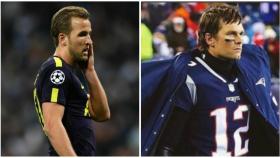 Harry Kane y Tom Brady