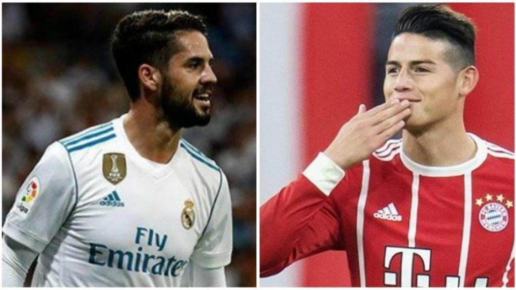 Isco y James, el duelo continua